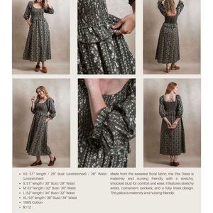 Women's Floral Dress in Green